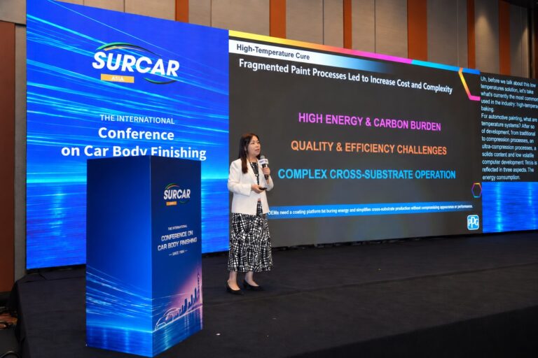Alina Wang, PPG, på scenen vid SURCAR Asia 2026